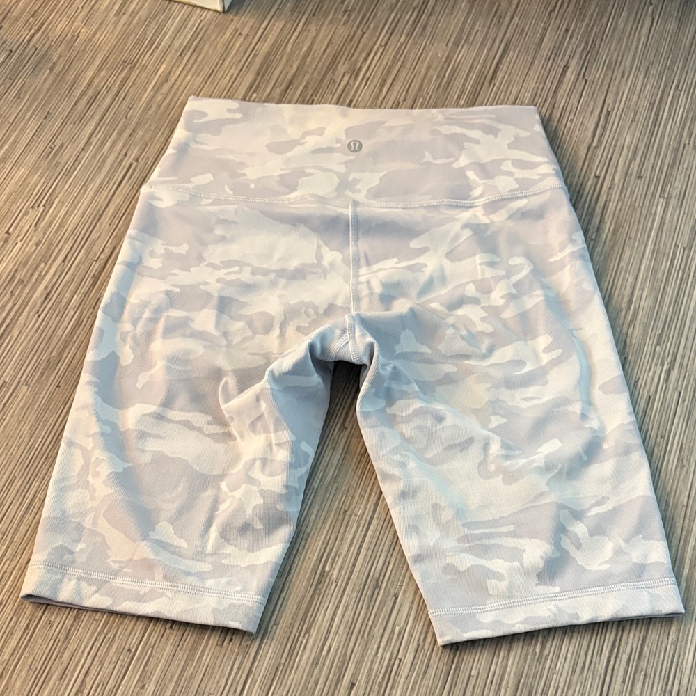 lululemon athletica White Camo Athletic Shorts